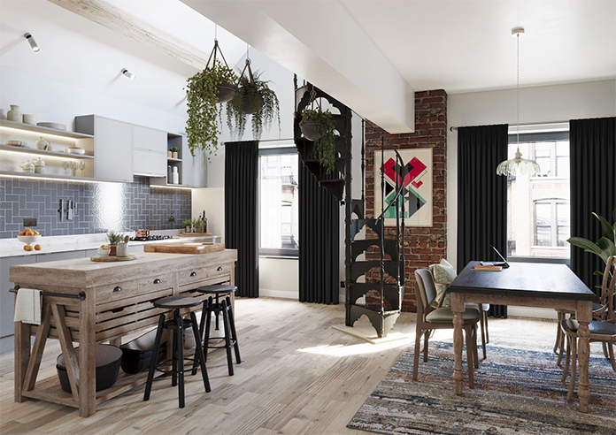 Norleigh, Noir - Made to Measure Curtains - Image 7